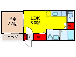 仮)Ｆａｓｅｃｉａ　ｂｒｕｎの物件間取画像